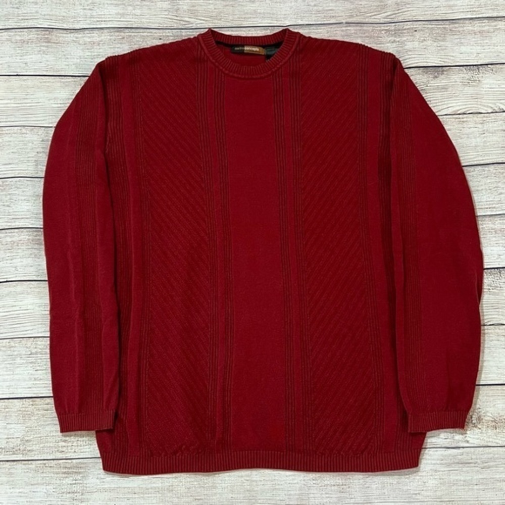 METRO CONCEPTS A Claiborne Company Men’s Burgundy Red Sweater, XL